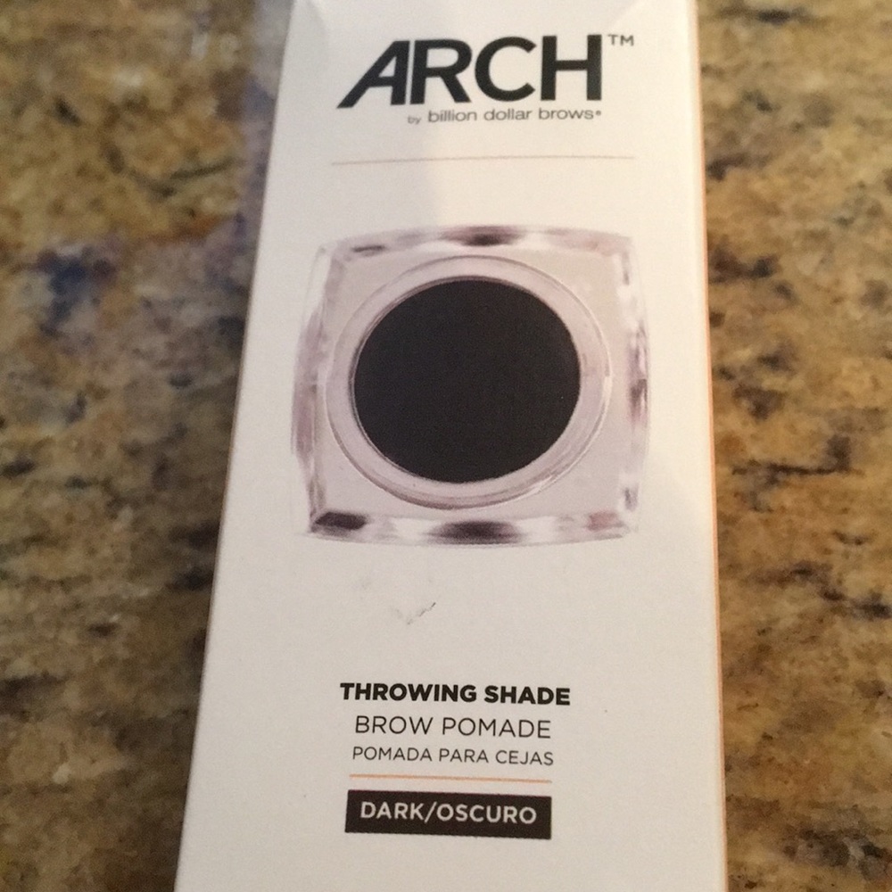 New Arch throwing shade brow pomade Dark